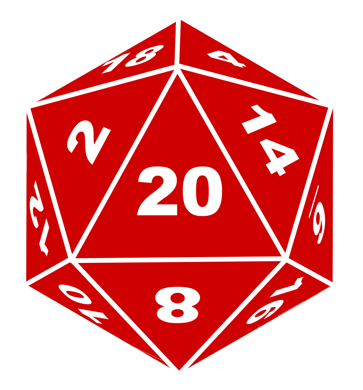 20-sided die